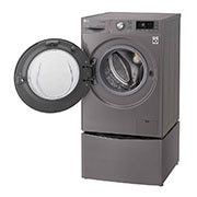 LG إل جي ™TWINWash ، غسالة ومجففة، 7/12.5 كجم، محرك يعمل بالدفع المباشر 6 حركات، تقنية ™TrueSteam، تقنية ThinQ, F4J8JHP2SD_F8K5XNK4, thumbnail 10