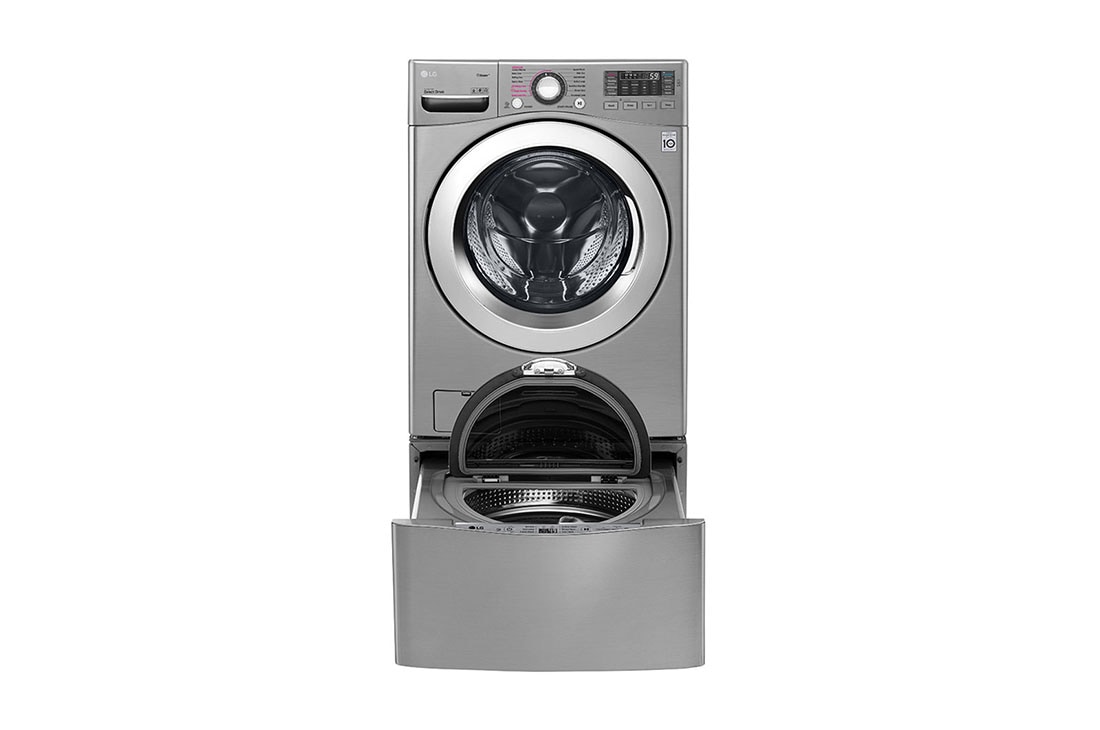 LG إل جي ™TWINWash ، غسالة ومجففة، 21.5/10 كجم، محرك يعمل بالدفع المباشر 6 حركات، تقنية ™TrueSteam، تقنية ThinQ, F0K2CHK2T2_FF70E1UDNK12, thumbnail 12