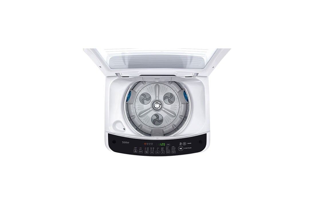 LG غسالة تحميل علوية، 9 كجم، تحكم ذكي في العاكس، حركة ذكية، تقنية<br>™TurboDrum™, Smart Diagnosis, T9588NEHVA, thumbnail 4
