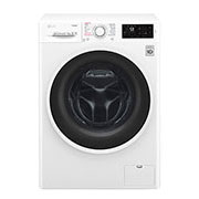LG غسالة ومجففة، 5/8 كجم، محرك الدفع المباشر 6 حركات، تقنية البخار، إمكانية إضافة قطع الغسيل، تقنية ThinQ, F4J6TGP2W, thumbnail 1