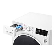 LG غسالة ومجففة، 5/8 كجم، محرك الدفع المباشر 6 حركات، تقنية البخار، إمكانية إضافة قطع الغسيل، تقنية ThinQ, F4J6TGP2W, thumbnail 5