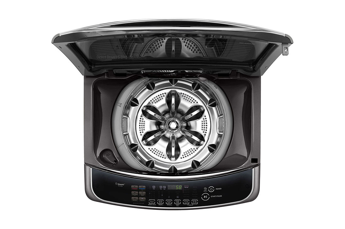 LG غسالة ‎16‎ كجم بتقنية TurboWash 3D وبخار, T1693EFHSKL, thumbnail 4