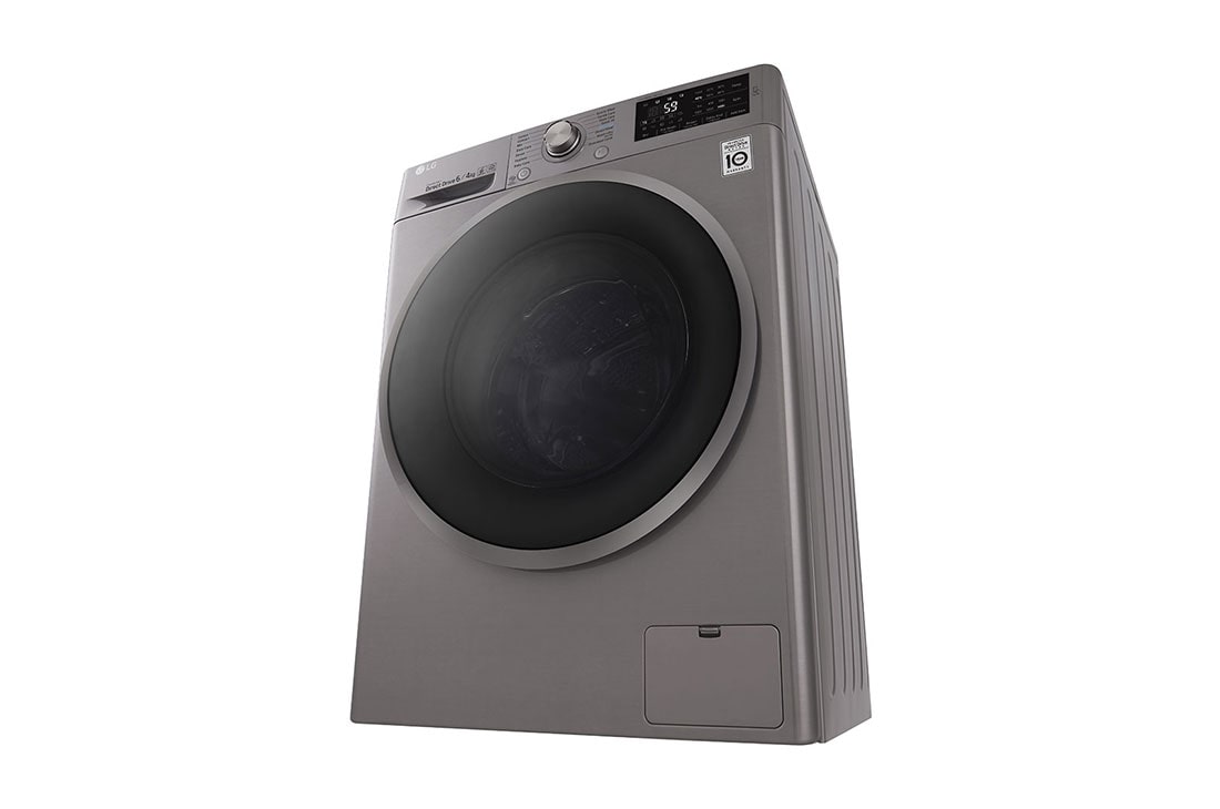 LG غسالة ومجففة، 4/6 كجم، محرك الدفع المباشر 6 حركات، إمكانية إضافة قطع الغسيل، ™Smart Diagnosis, F2J6NMP8S, thumbnail 9