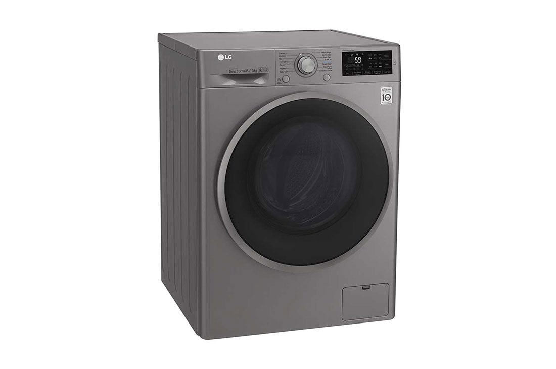 LG غسالة ومجففة، 4/6 كجم، محرك الدفع المباشر 6 حركات، إمكانية إضافة قطع الغسيل، ™Smart Diagnosis, F2J6NMP8S, thumbnail 10