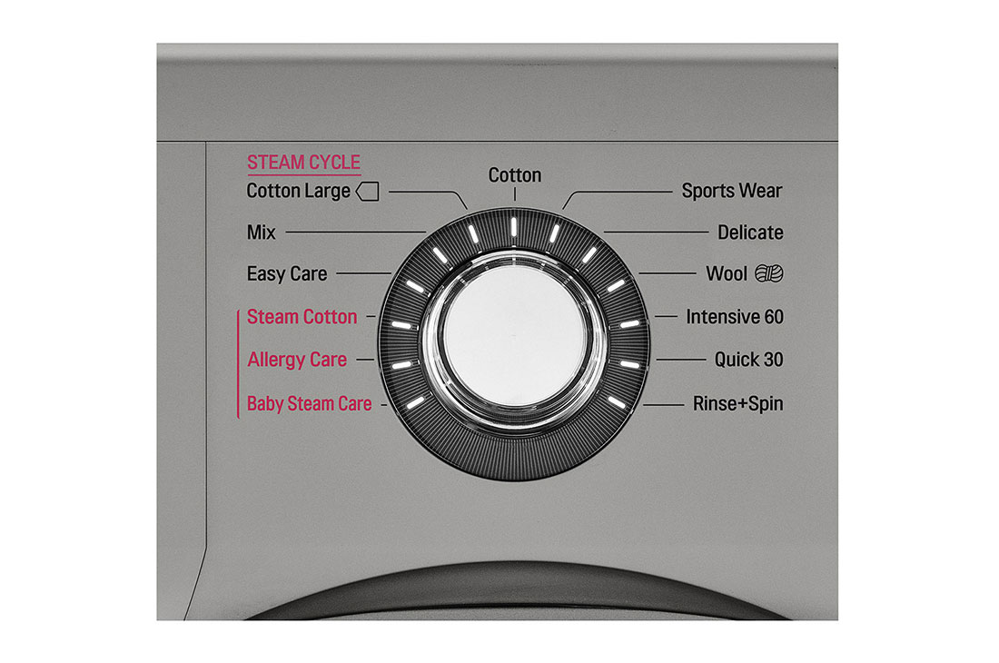 LG  غسالة تحميل أمامي 8كجم، محرك الدفع المباشر 6 حركات, تقنية العمل بالبخار, FH4G6TDY6, thumbnail 7