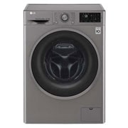 LG  غسالة ومجففة، 5/8 كجم، محرك الدفع المباشر 6 حركات، إمكانية إضافة قطع الغسيل، تقنية ThinQ, F4J6TMP8S, thumbnail 1