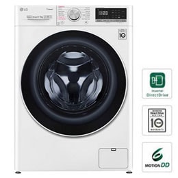 غسالة ومجففة 9/6 كجم Vivace، سعة أكبر، AI DD ، تقنية البخار2