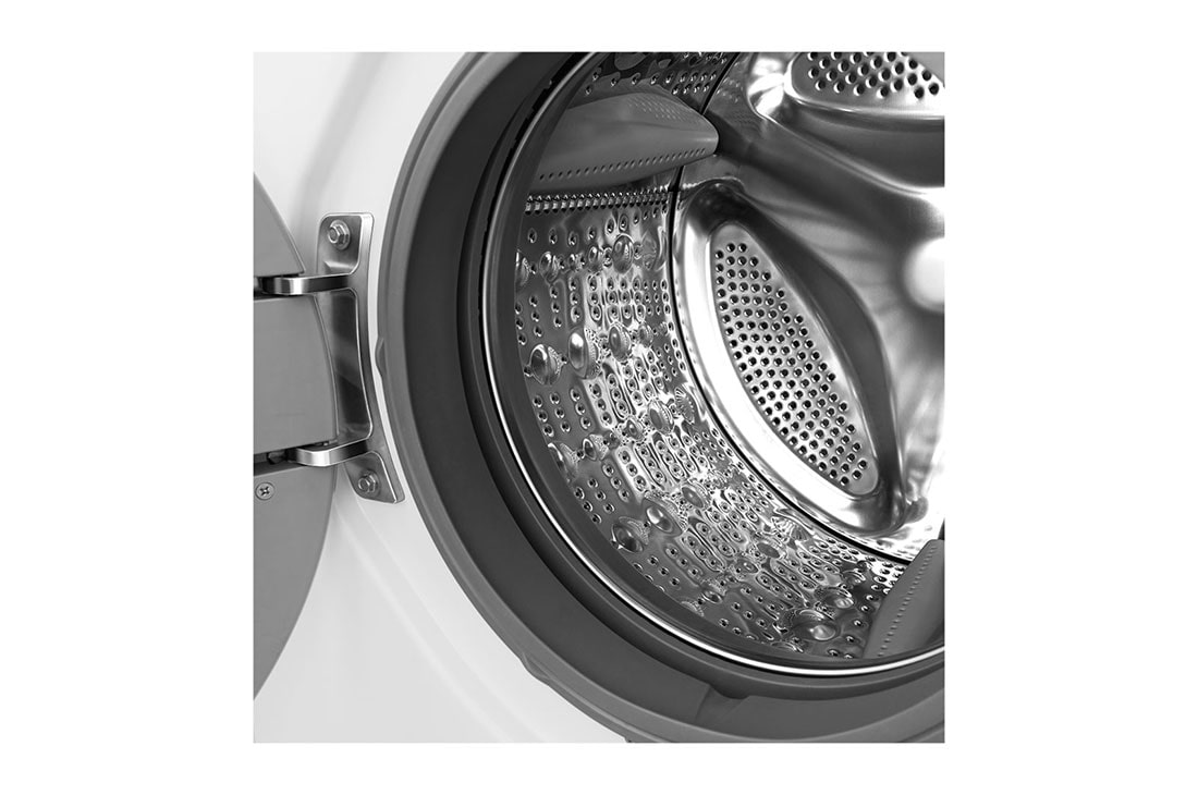 LG غسالة ومجففة لون أبيض حجم 8 كجم من إل جي, غسالة ومجففة، 5/8 كجم، محرك الدفع المباشر بتقنية الست حركات، تقنية العمل بالبخار، تقنية التشخيص الذكي™, FH4G6TDG2, thumbnail 3