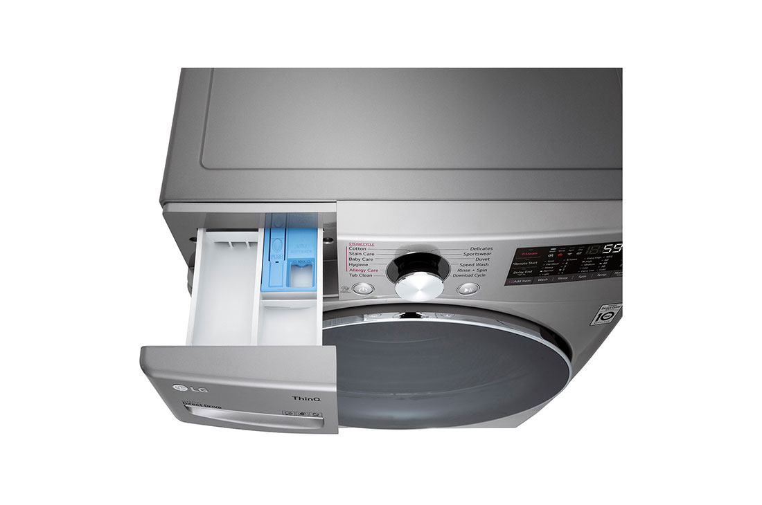 LG غسالة ومجففة 13/8 كجم، الذكاء الاصطناعي، تيربو ووش, صورة توضح تفاصيل الحوض, F15L9DGD, thumbnail 5