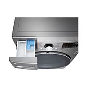 LG غسالة ومجففة 13/8 كجم، الذكاء الاصطناعي، تيربو ووش, صورة توضح تفاصيل الحوض, F15L9DGD, thumbnail 5