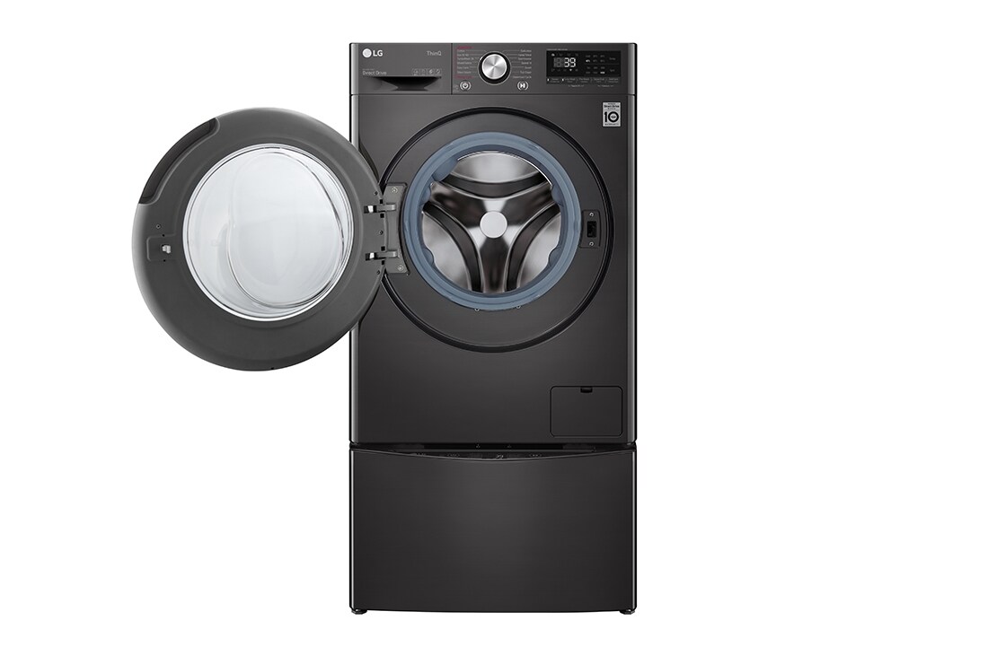 LG ™TWINWash من إل جي، غسالة 12 كجم، دفع مباشر بتقنية الذكاء الاصطناعي™، محرك لدفع المباشر 6حركات، تقنية البخار™، تقنية ThinQ, F4V9RWP2E_F8K5XNK9, F4V9RWP2E_F8K5XNK9, thumbnail 3