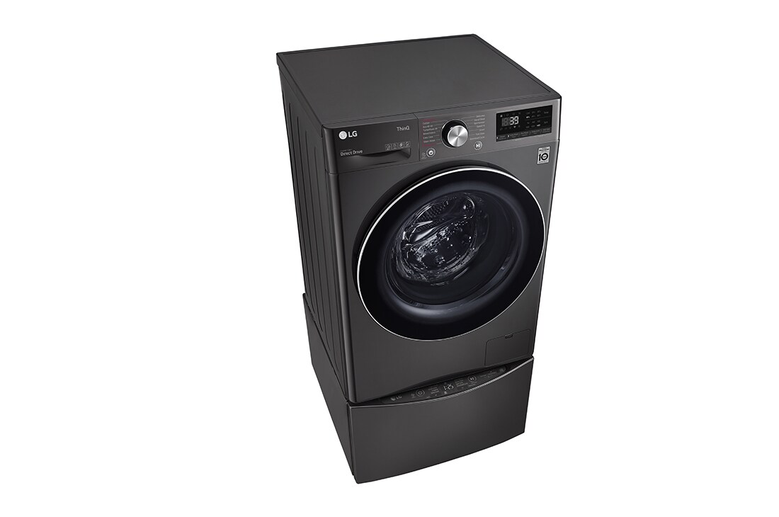 LG ™TWINWash من إل جي، غسالة 12 كجم، دفع مباشر بتقنية الذكاء الاصطناعي™، محرك لدفع المباشر 6حركات، تقنية البخار™، تقنية ThinQ, F4V9RWP2E_F8K5XNK9, F4V9RWP2E_F8K5XNK9, thumbnail 10
