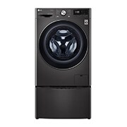 LG ™TWINWash من إل جي، غسالة 12 كجم، دفع مباشر بتقنية الذكاء الاصطناعي™، محرك لدفع المباشر 6حركات، تقنية البخار™، تقنية ThinQ, F4V9RWP2E_F8K5XNK9, F4V9RWP2E_F8K5XNK9, thumbnail 2