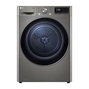 LG نشافة إل جي حجم 9 كجم موفرة للطاقة لون سلفر,  Front view, RH90V9PV8N, thumbnail 1