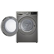 LG نشافة إل جي حجم 9 كجم موفرة للطاقة لون سلفر, Front Open, RH90V9PV8N, thumbnail 2