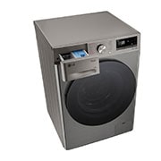 LG غسالة إل جي حجم 11 كجم لون فضي مع تقنية Steam, Top_Left_Perspective_Drawer_Open, F4V5EYLYP, thumbnail 9