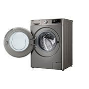 LG غسالة إل جي حجم 11 كجم لون فضي مع تقنية Steam, Right_Open, F4V5EYLYP, thumbnail 11