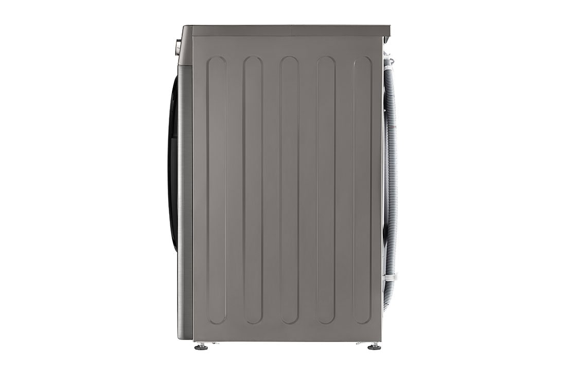 LG غسالة فيفاتشي من إل جي حجم 9 كيلو لون بلاتنيم, Side View, F4R3VYG6P, thumbnail 14