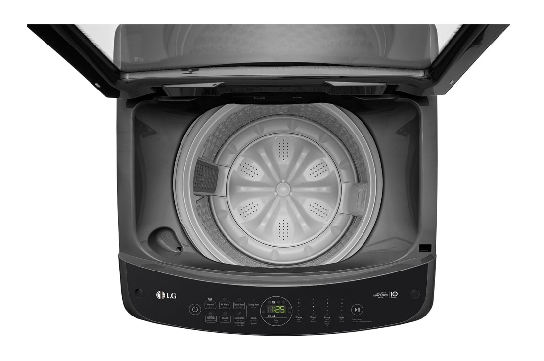 LG غسالة تعبئة علوية سعة 13 كجم لون سكني غامق من إل جي, Top drum detail, T13H3SDHT2, thumbnail 7