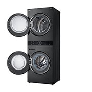 LG إل جي Washtower غسالة سعة 12 كجم ومجففة سعة 10 كجم, Right side full open view, W4W8BVKKZHM, thumbnail 13