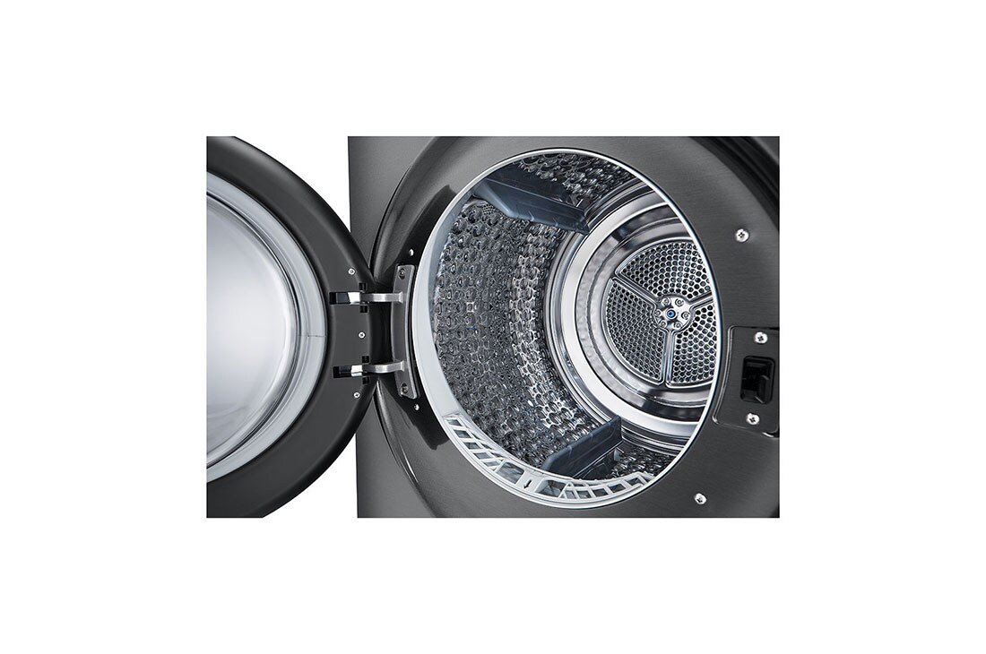 LG إل جي Washtower غسالة سعة 12 كجم ومجففة سعة 10 كجم مع تطبيق إل جي ThinQ, Drum View dryer, W4W8BVPKZHM, thumbnail 6