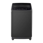 LG غسالة إل جي سعة 13 كجم ذات التحميل العلوي لون أسود المزودة بمحول ذكي, Front view, T1388NEHV2, thumbnail 1