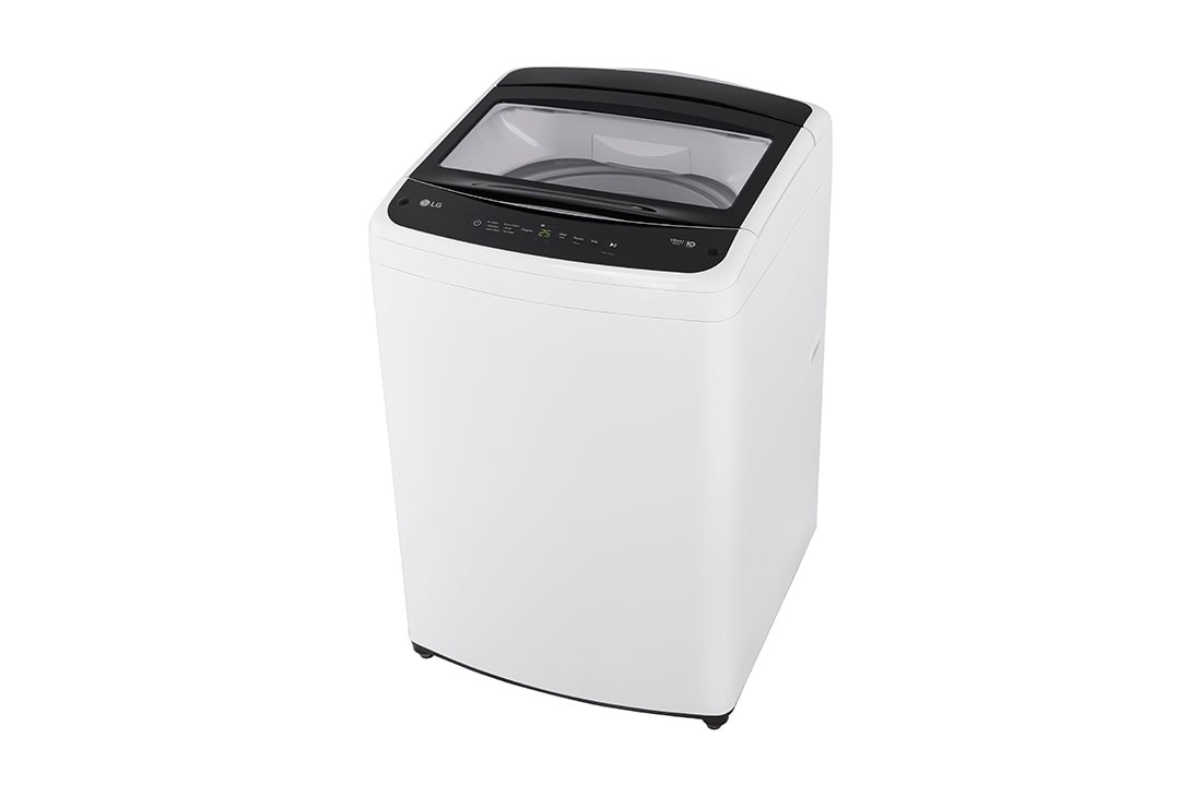 LG غسالة فتحة علوية حجم 12 كجم مع Smart Inverter وحوض Turbo Drum, Door closed top view, T18V1NDHTCC, thumbnail 7