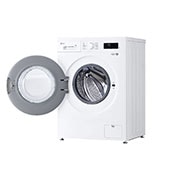 LG غسالة أمامية التعبئة سعة 8 كجم مع محرك Inverter Direct Drive بـ 6 حركات, perspective view, F2Y1TYP3W, thumbnail 11