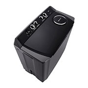 LG غسالة تحميل علوي سعة 10 كجم AI DD™ ذات حوض مزدوج، بمضخة نفاثة دوارة، و3 برامج للغسيل، وتجفيف بنفث الهواء, right perspective, P1461RWNL, thumbnail 6