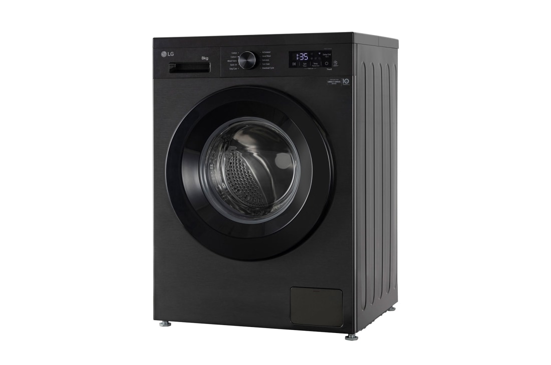 LG غسالة سعة 8 كجم تحميل أمامي,  Steam™، محرك الدفع المباشر 6 حركات، تشخيص ذكي, LVF0800PBPC., thumbnail 5