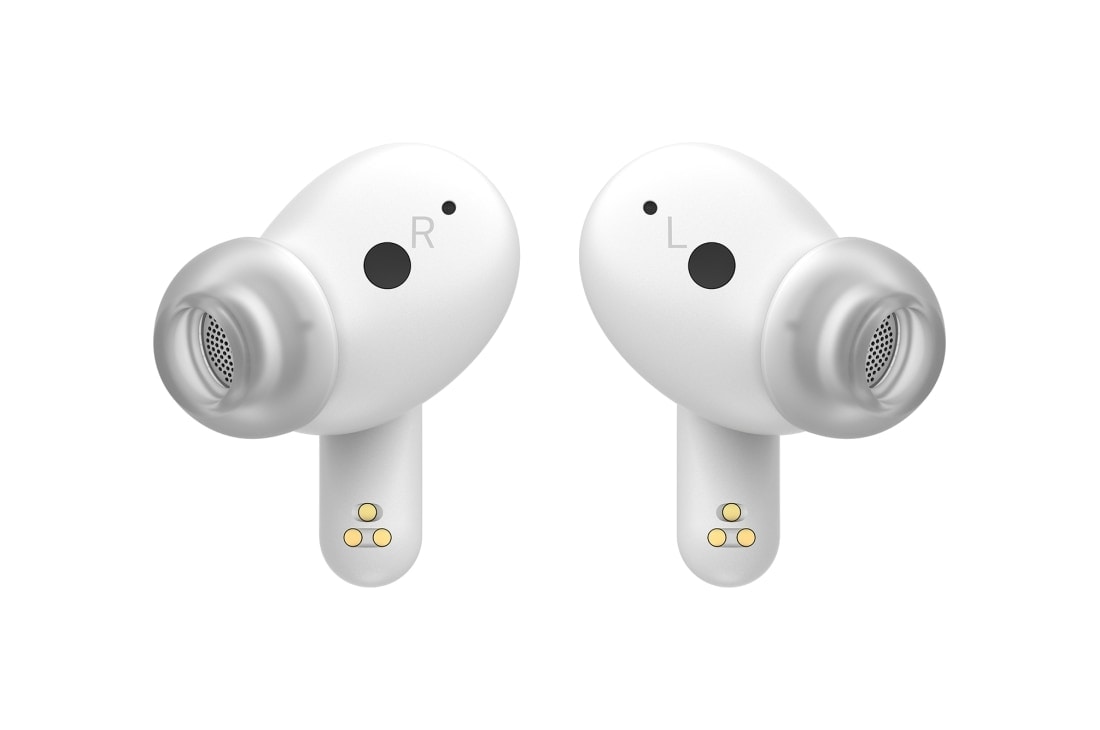 LG TONE Free FP9 - سماعات أذن لاسلكية UVnano بتقنية البلوتوث اللاسلكية, منظر خلفي لسمّاعات الأذن تواجهان إحداهما الأخرى., TONE-FP9W, thumbnail 4