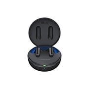 LG سماعات أذن لاسلكية محسّنة لإلغاء الضوضاء, 'يُفتح منظر أمامي للحامل وتطفو وسادات الأذن., TONE-FP8, thumbnail 2