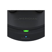 LG سماعات أذن لاسلكية محسّنة لإلغاء الضوضاء, 'الجزء الأمامي من الحامل عن قرب وإضاءة الشحن قيد التشغيل., TONE-FP8, thumbnail 10