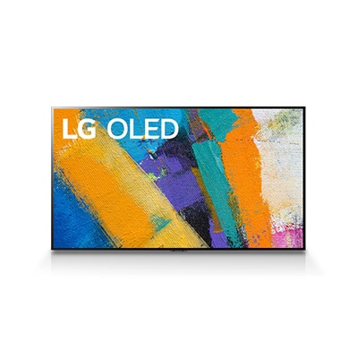 LG تلفزيون إل جي 77 بوصة أو إي إل دي  OLED   من سلسلة GX،  تصميم شاشة سينمائي 4K، شاشة سينمائية ذات نطاق ديناميكي ذكي HDR WebOS وبتقنية ThinQ Al الذكية وتعتيم البكسيل, OLED77GXPVA