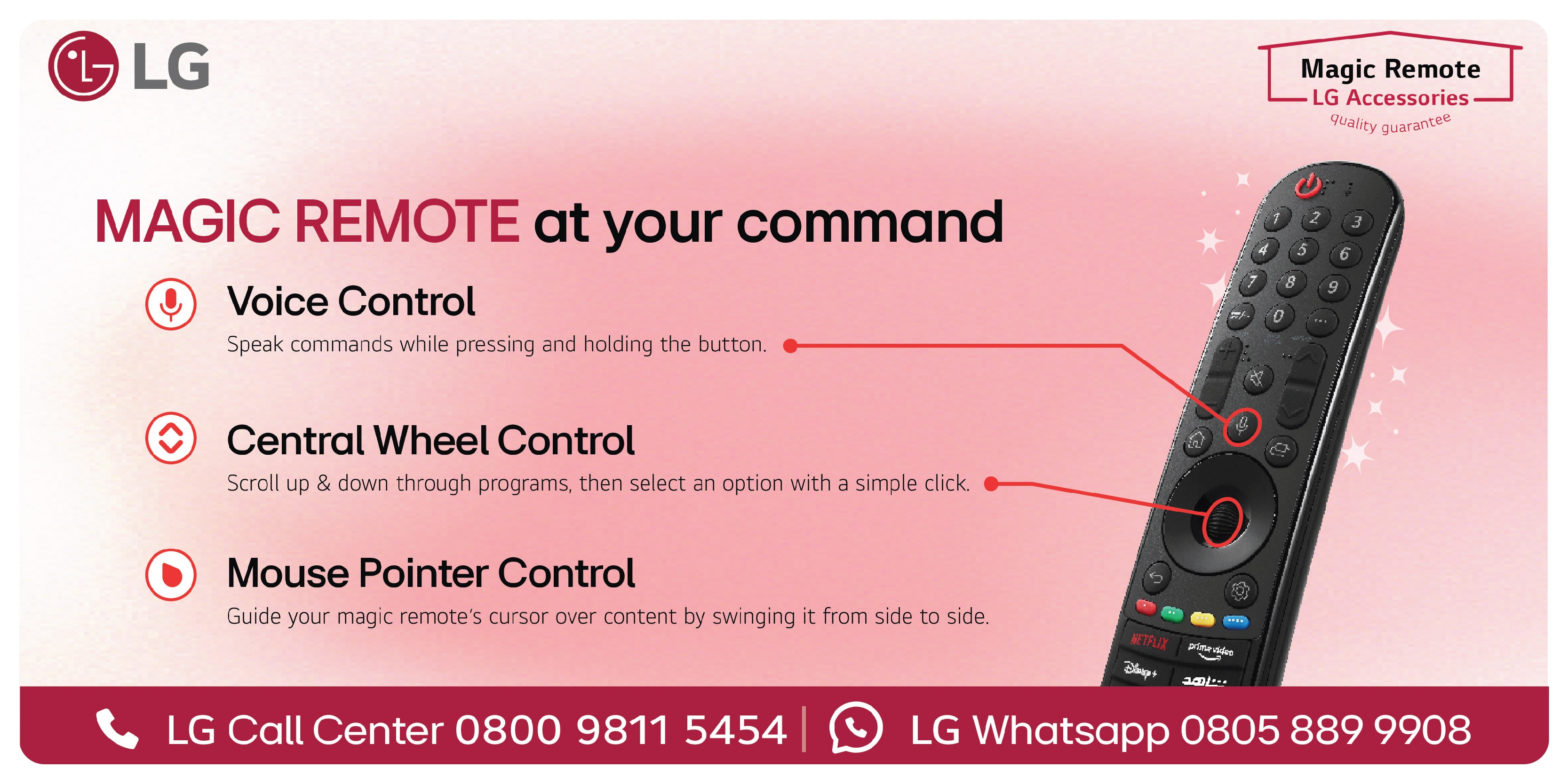 LG Magic Remote at your service