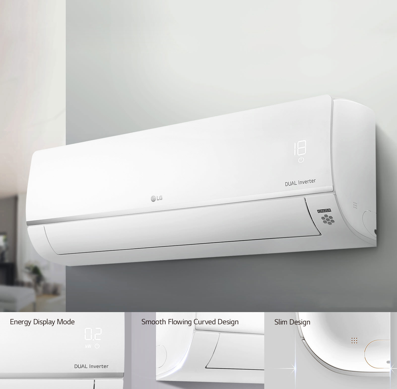 LG 2.5HP DUALCOOL Inverter Air conditioner
