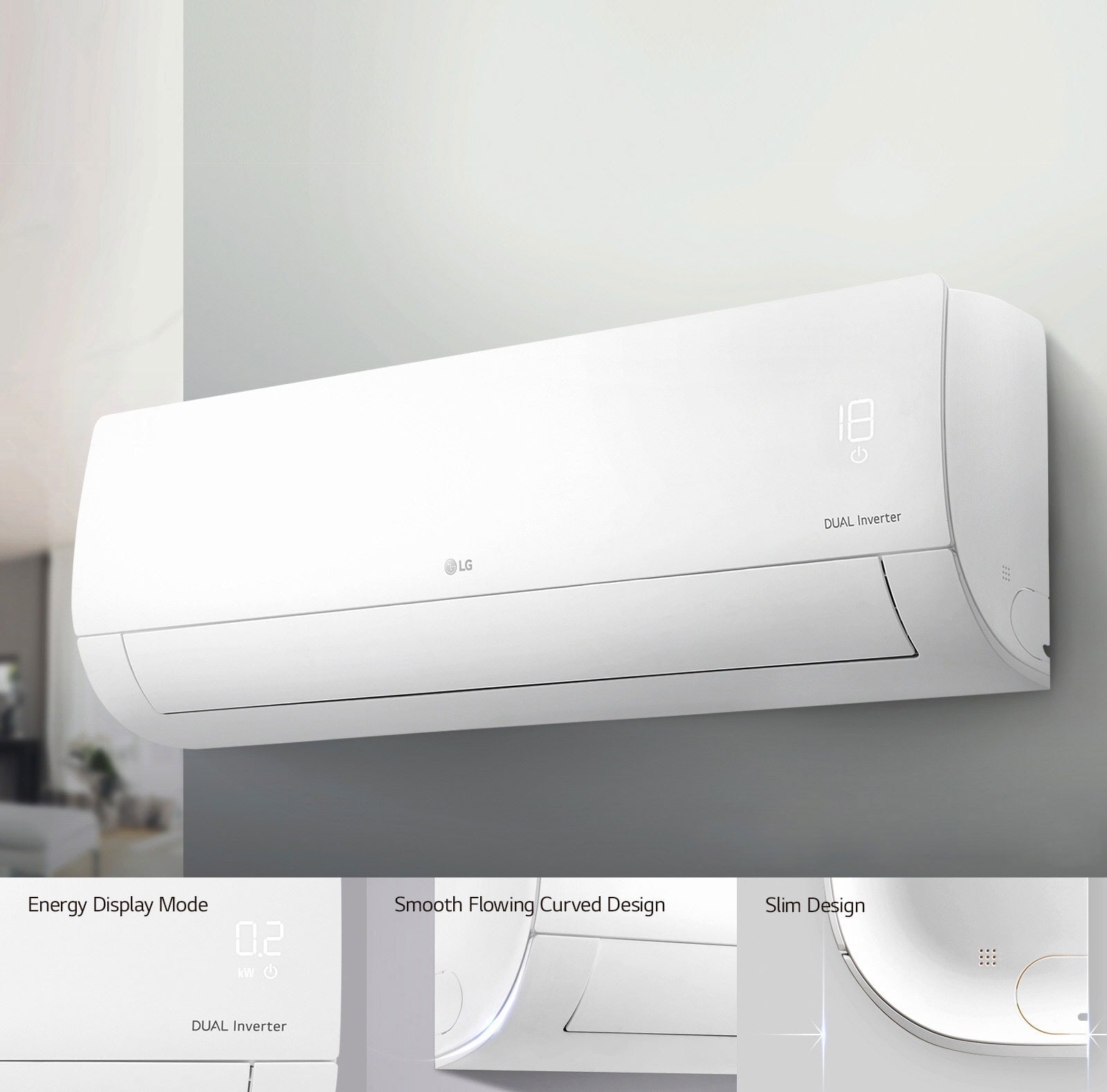 LG 1.5HP DUALCOOL Inverter Air conditioner