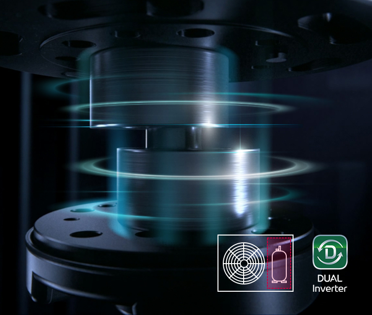 Operating DUAL inverter compressor™