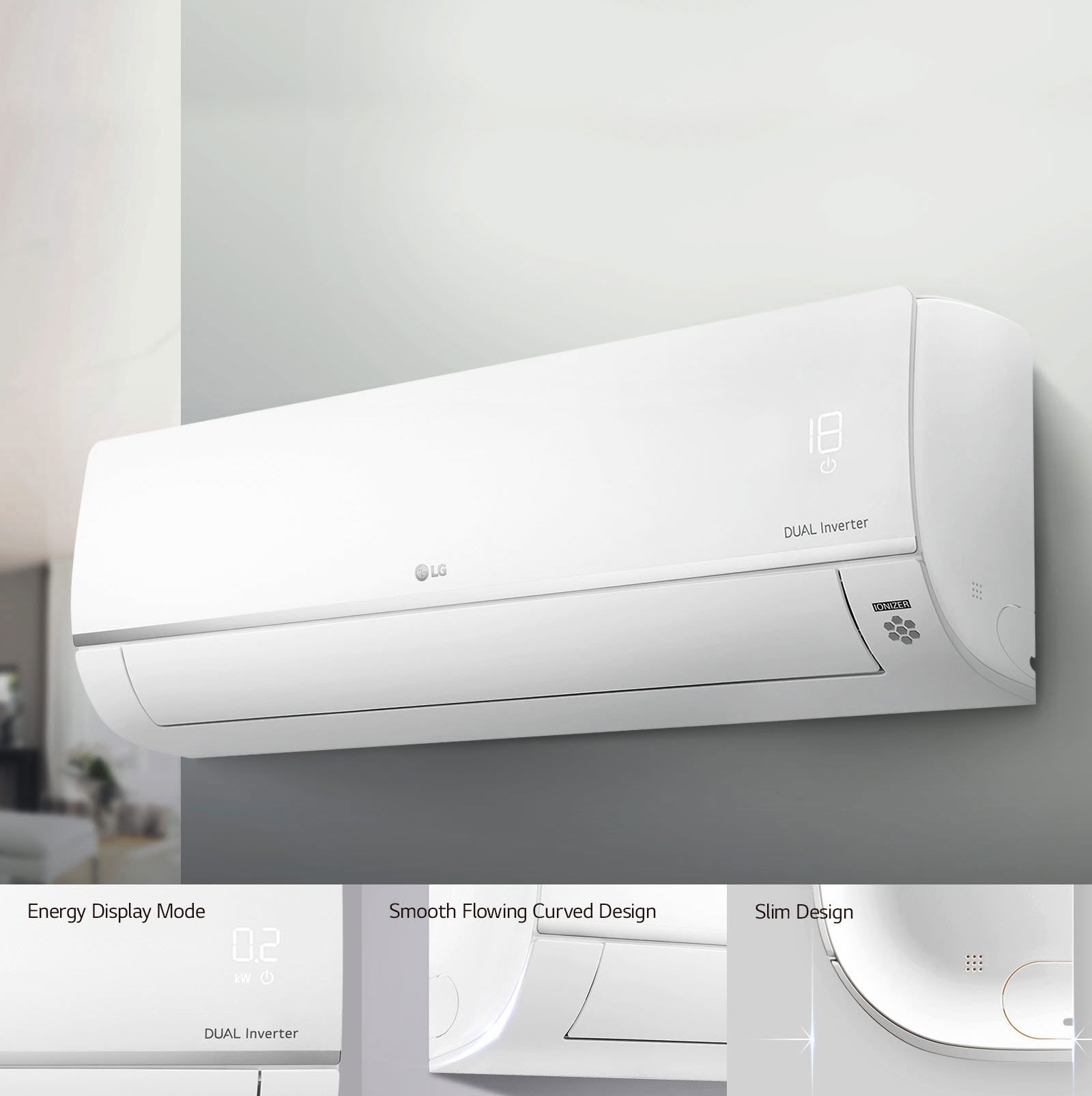 Simple and Slim Design with Hidden Display<br>1