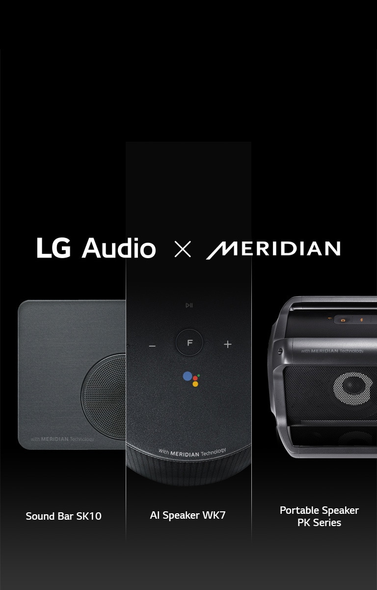 LG Partners with MERIDIAN Audio<br>2