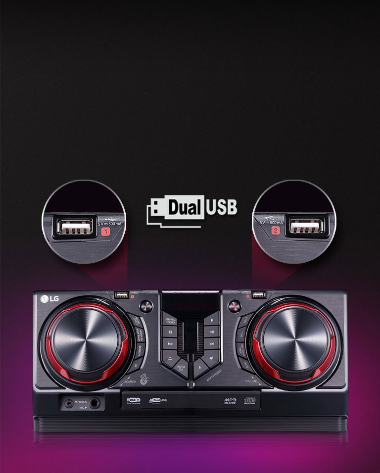 Dual USB, play and record2