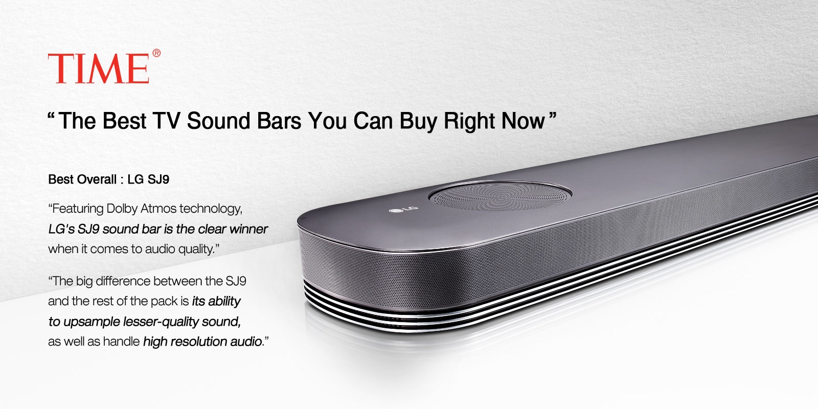 Sound Bar w/ Dolby Atmos | LG 