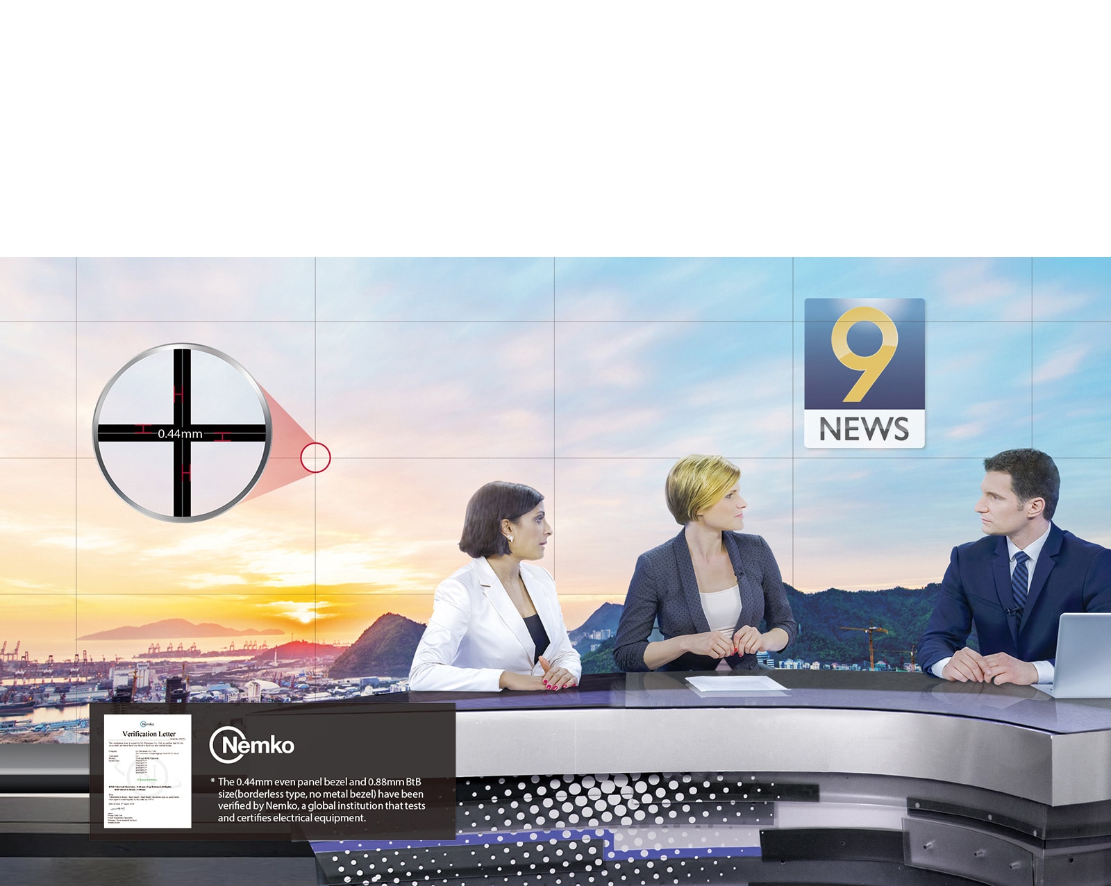 Groundbreaking 0.44mm Even Bezel<br>1