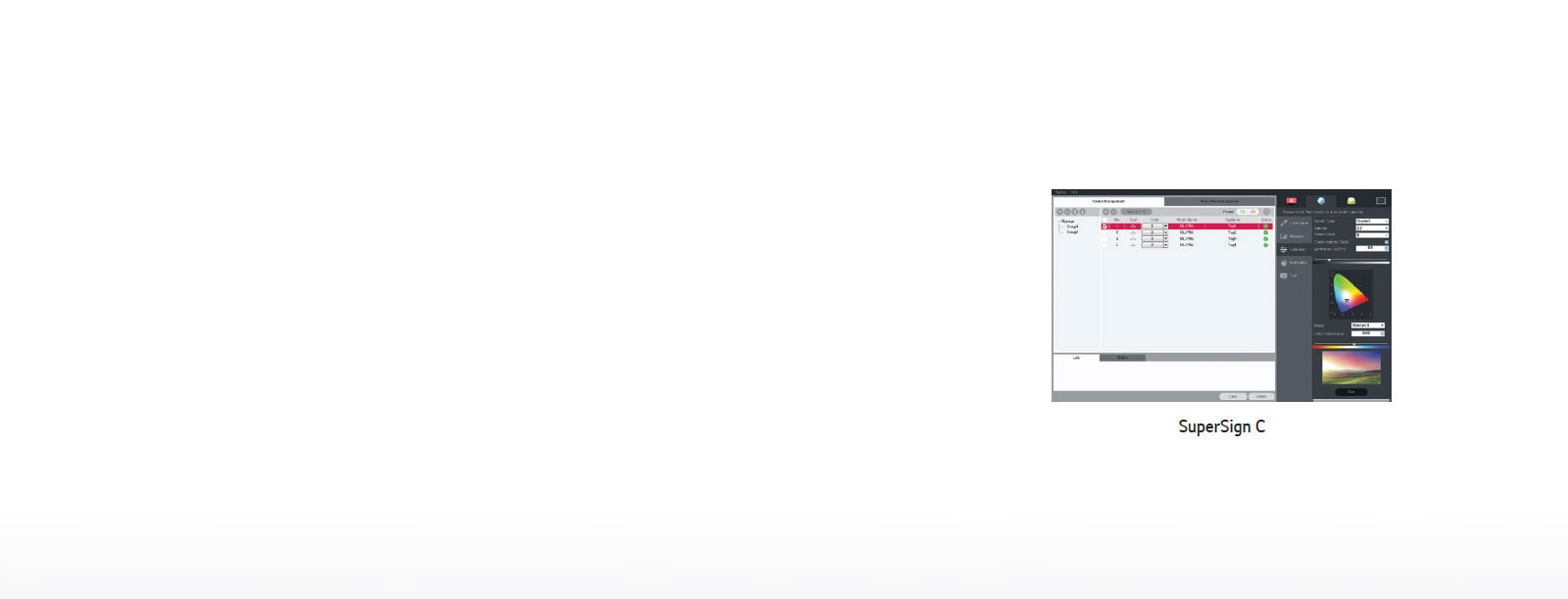 Free SuperSign C for Advanced Color Adjustment1
