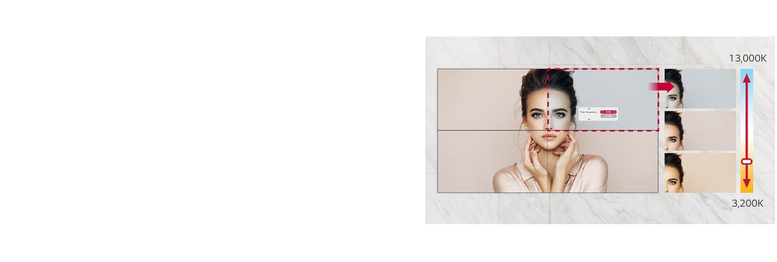 LG 55VM5J-H Easy Color Adjustment