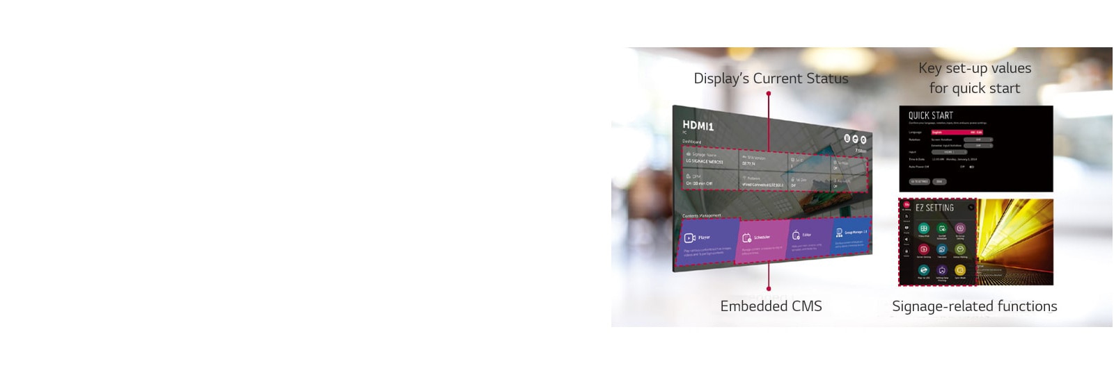 LG 55VM5J-H Intuitive Menu Structure