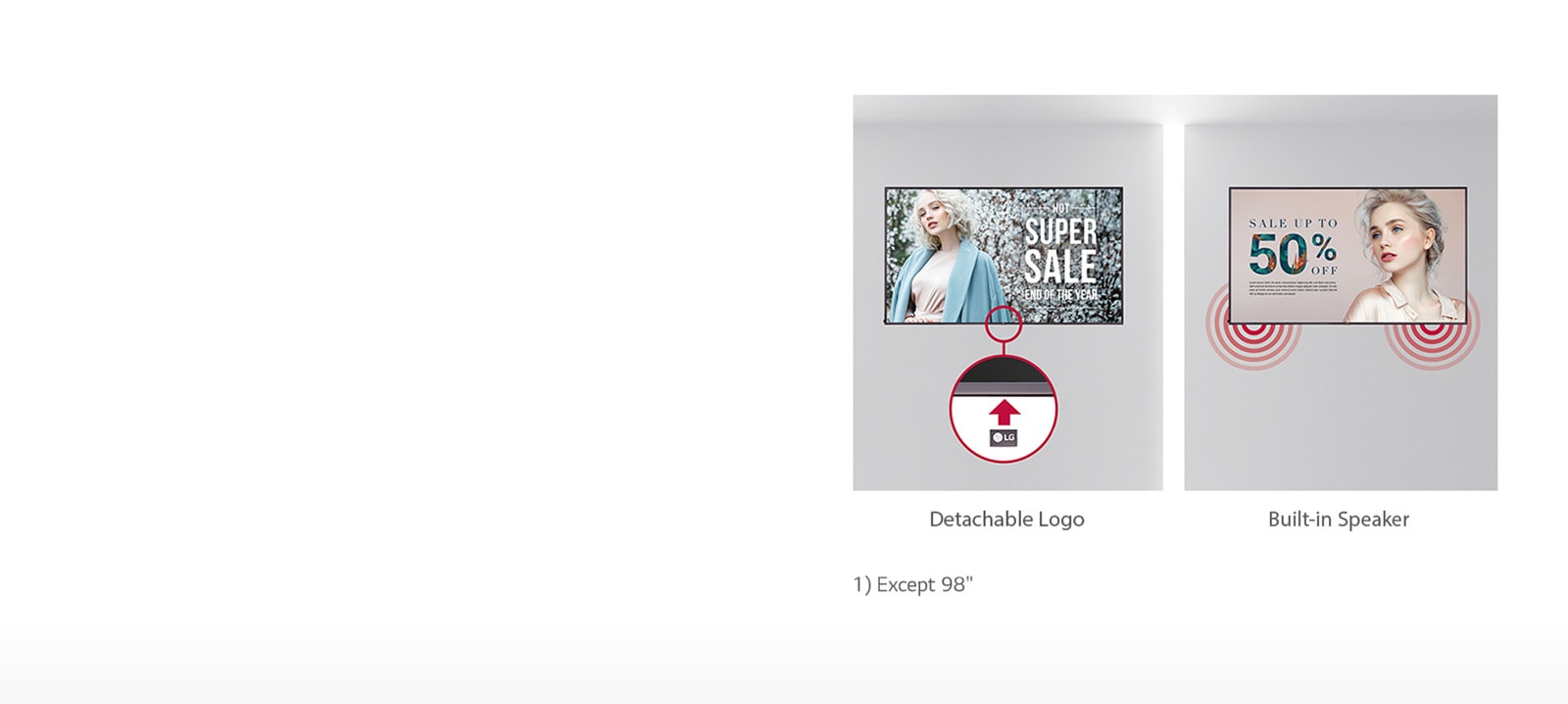 Detachable Logo & Built-in Speaker1