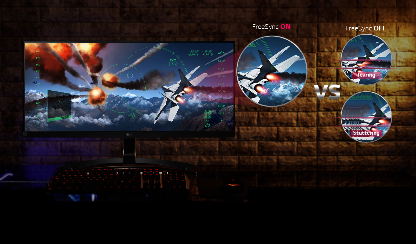 UltraWide™ FOV Meets Free Sync<br>1