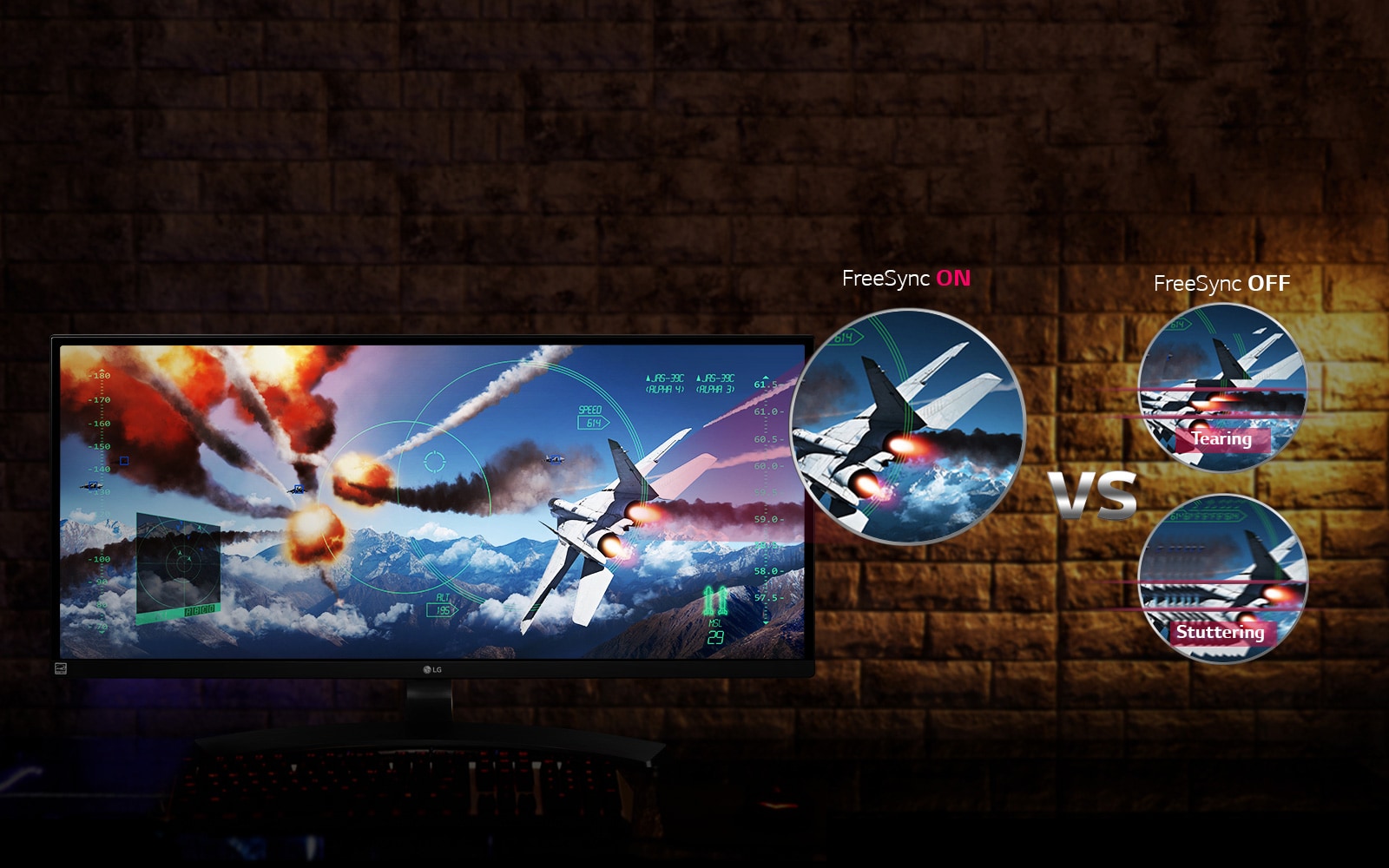 UltraWide™ FOV Meets FreeSync<br>1