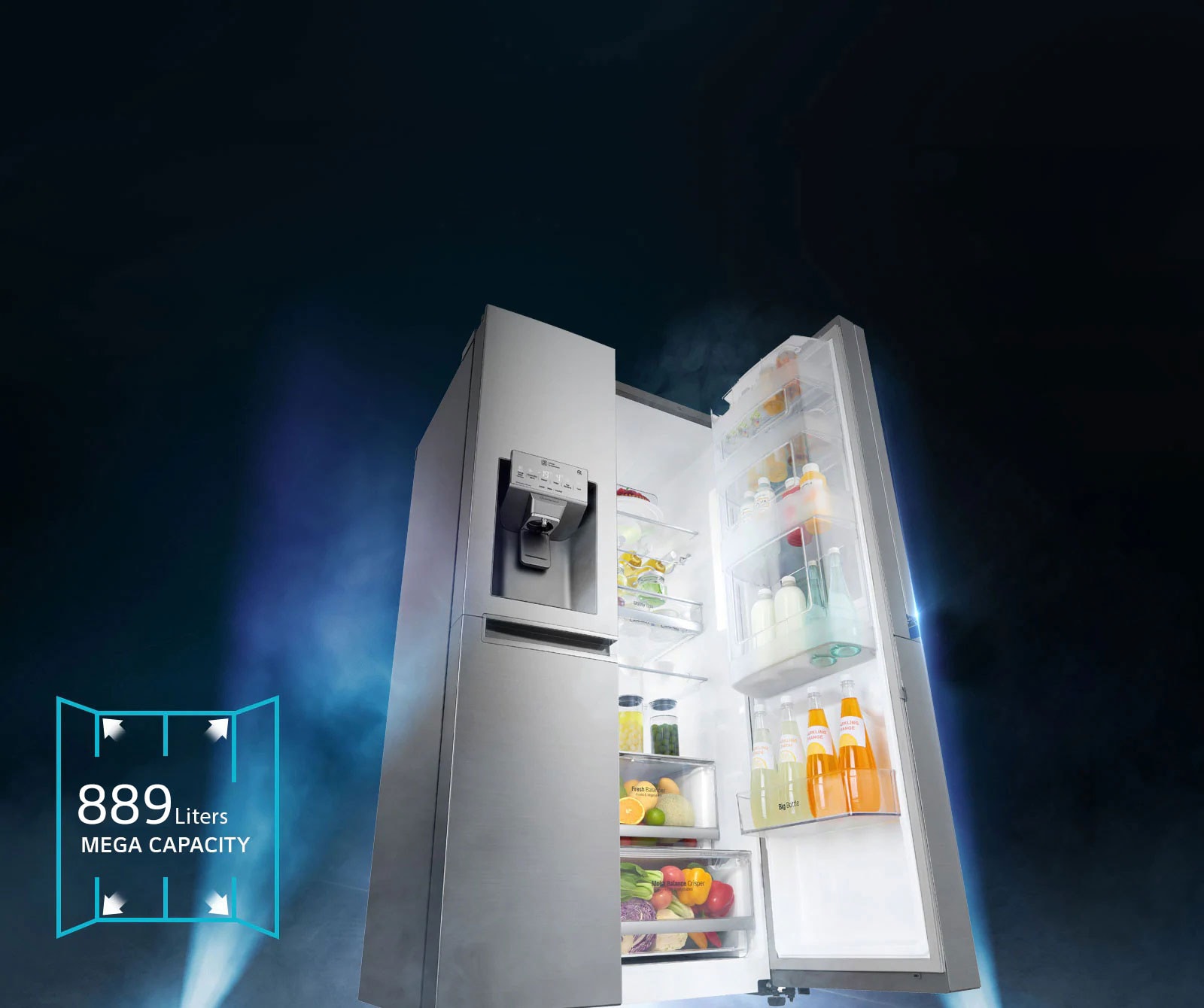 LG GR-X31FMQH Large Capacity